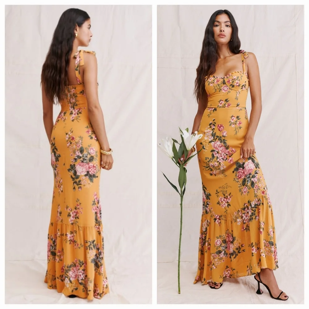 Reformation Jasen Dress in Anjelica size 0 NWT